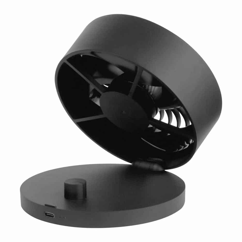 (image for) Arctic Summair Plus Black Foldable Table Fan with Integrated Battery